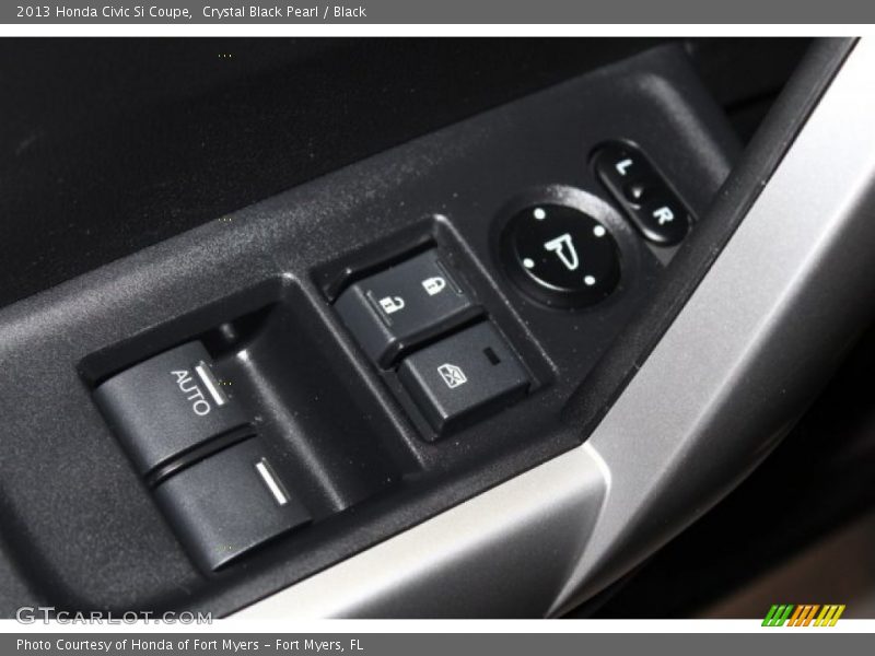 Crystal Black Pearl / Black 2013 Honda Civic Si Coupe