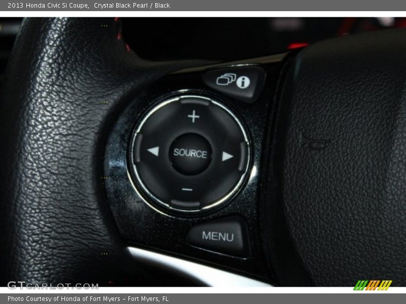 Crystal Black Pearl / Black 2013 Honda Civic Si Coupe