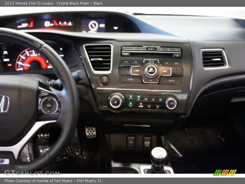 Crystal Black Pearl / Black 2013 Honda Civic Si Coupe