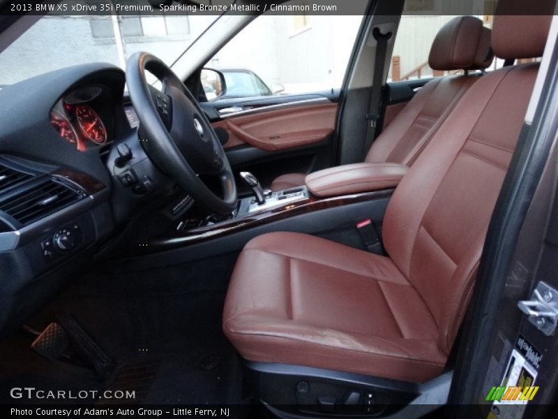 Sparkling Bronze Metallic / Cinnamon Brown 2013 BMW X5 xDrive 35i Premium