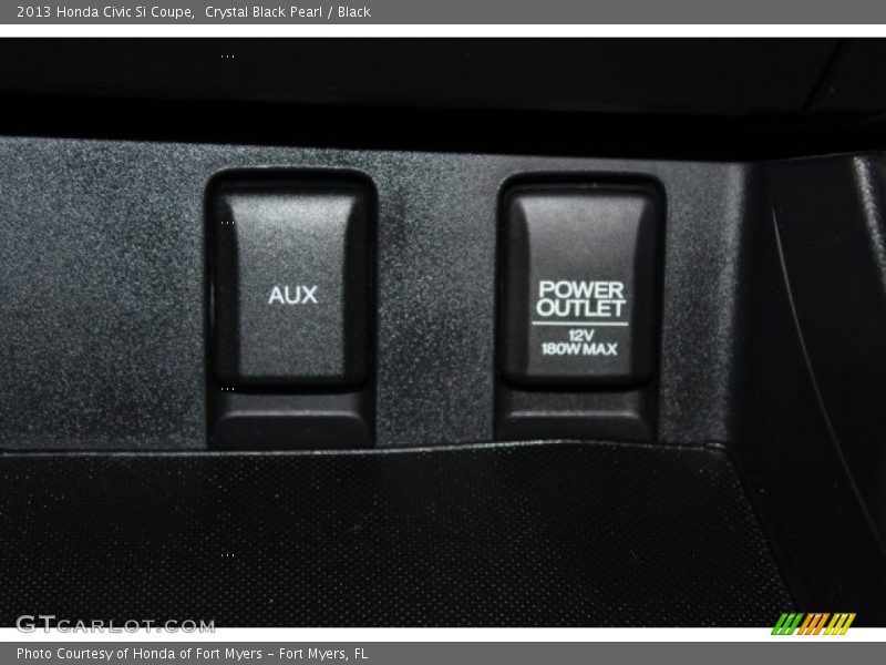 Crystal Black Pearl / Black 2013 Honda Civic Si Coupe