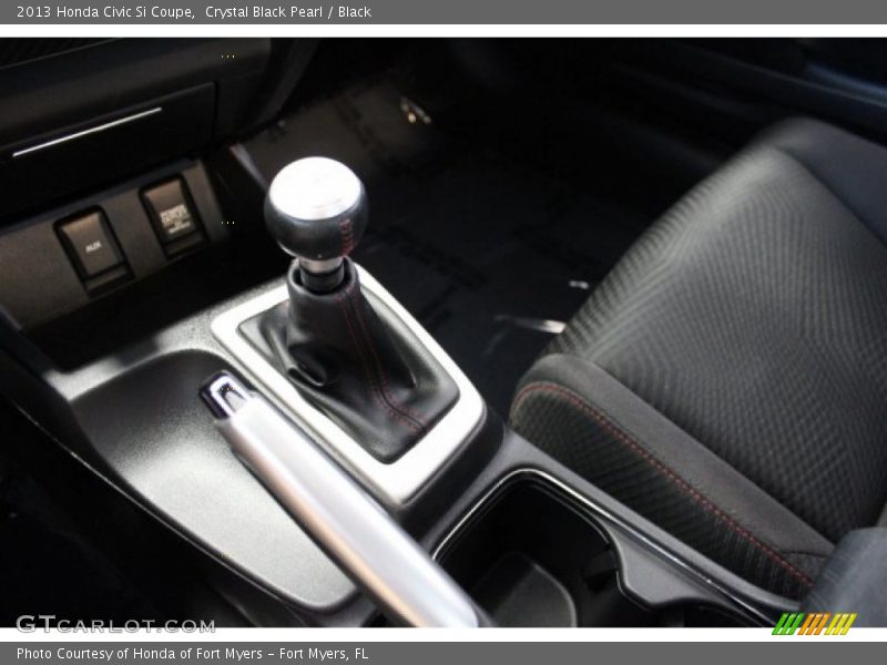 Crystal Black Pearl / Black 2013 Honda Civic Si Coupe