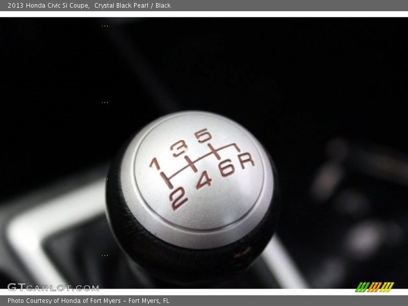 Crystal Black Pearl / Black 2013 Honda Civic Si Coupe