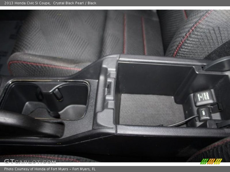 Crystal Black Pearl / Black 2013 Honda Civic Si Coupe