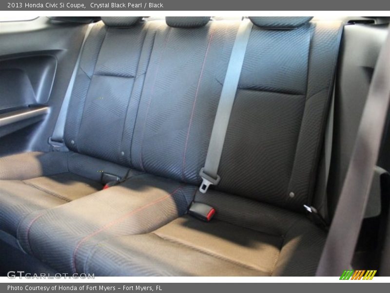 Crystal Black Pearl / Black 2013 Honda Civic Si Coupe