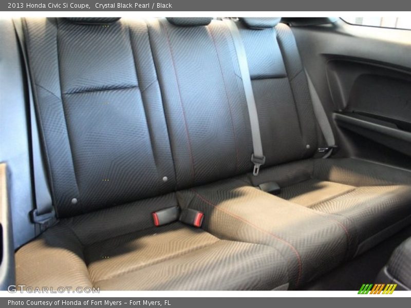 Crystal Black Pearl / Black 2013 Honda Civic Si Coupe