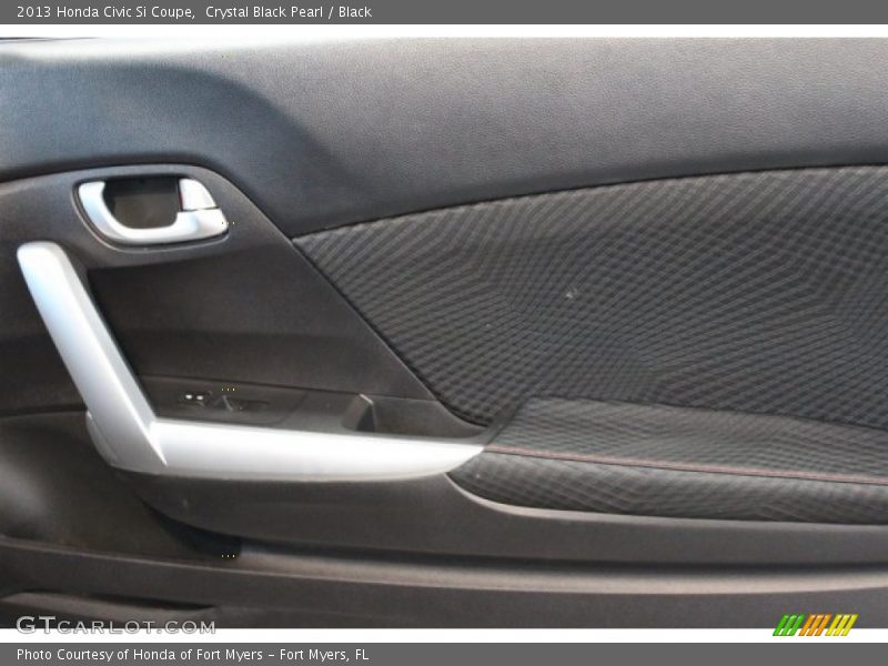 Crystal Black Pearl / Black 2013 Honda Civic Si Coupe