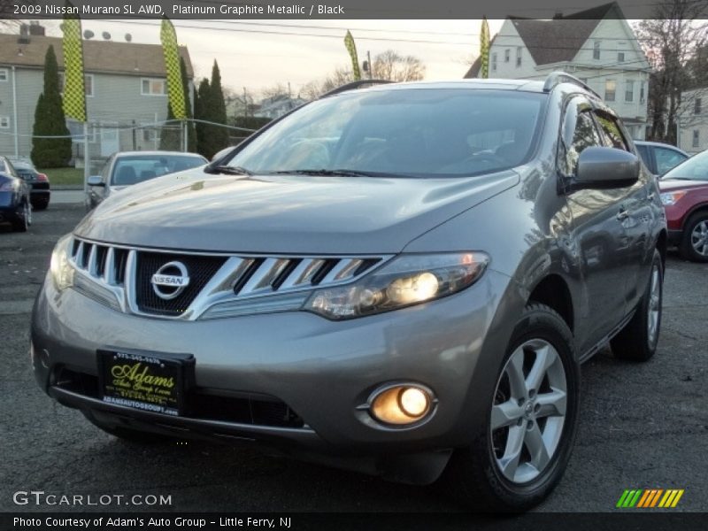 Platinum Graphite Metallic / Black 2009 Nissan Murano SL AWD