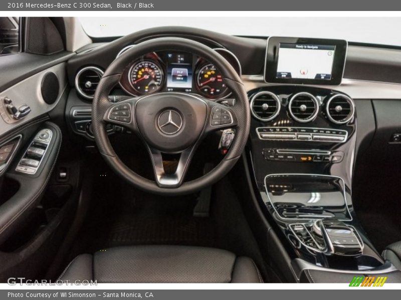 Black / Black 2016 Mercedes-Benz C 300 Sedan