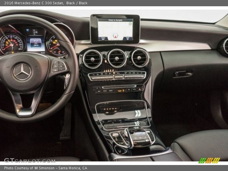 Black / Black 2016 Mercedes-Benz C 300 Sedan