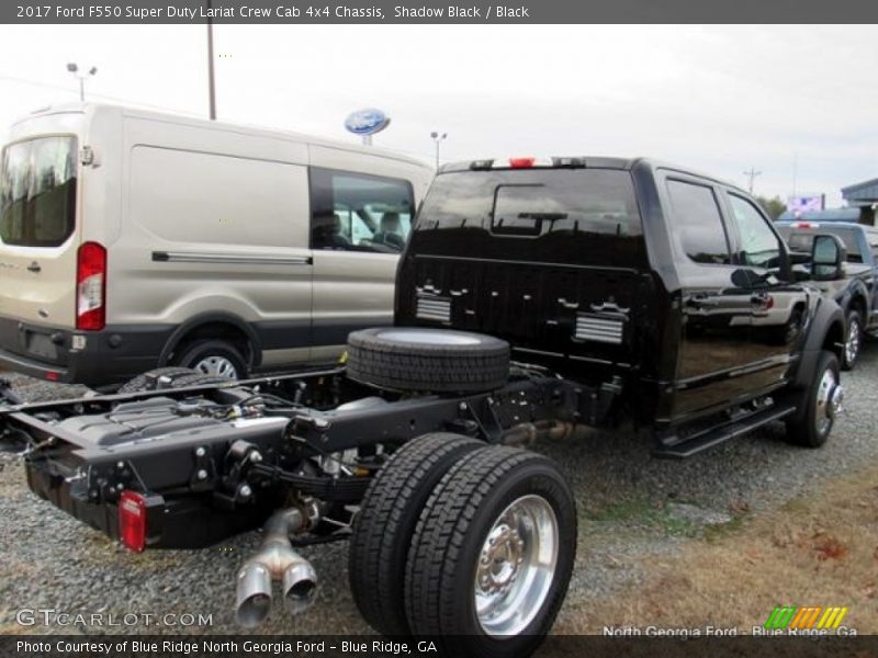 Shadow Black / Black 2017 Ford F550 Super Duty Lariat Crew Cab 4x4 Chassis