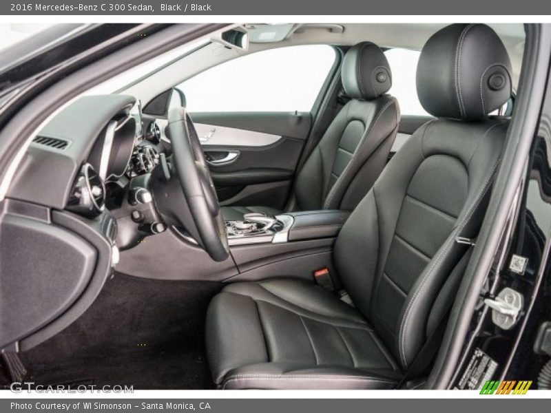 Black / Black 2016 Mercedes-Benz C 300 Sedan