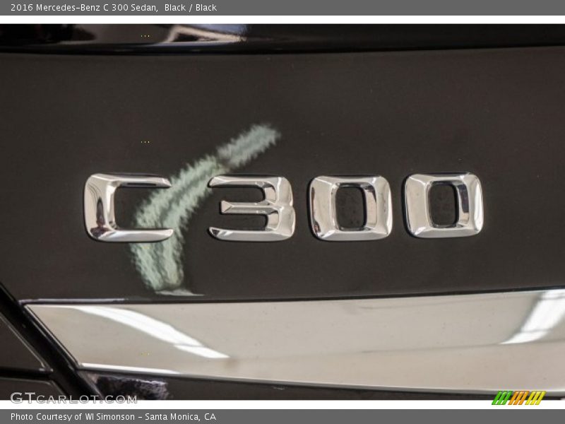 Black / Black 2016 Mercedes-Benz C 300 Sedan