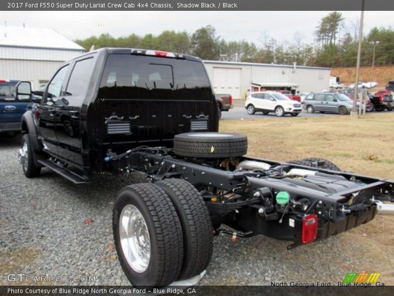 Shadow Black / Black 2017 Ford F550 Super Duty Lariat Crew Cab 4x4 Chassis