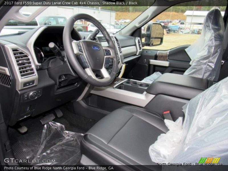Shadow Black / Black 2017 Ford F550 Super Duty Lariat Crew Cab 4x4 Chassis