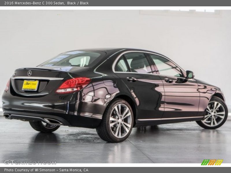 Black / Black 2016 Mercedes-Benz C 300 Sedan