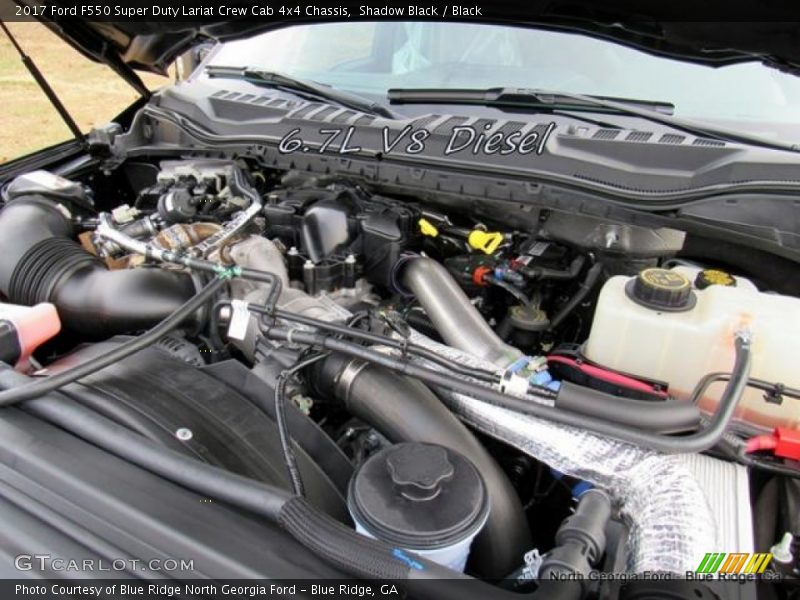 Shadow Black / Black 2017 Ford F550 Super Duty Lariat Crew Cab 4x4 Chassis