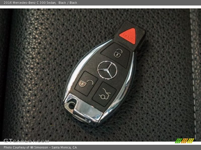 Black / Black 2016 Mercedes-Benz C 300 Sedan
