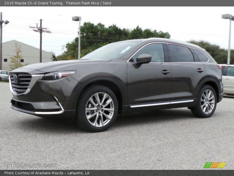 Titanium Flash Mica / Sand 2016 Mazda CX-9 Grand Touring