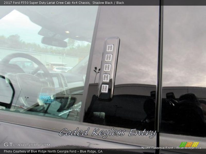 Shadow Black / Black 2017 Ford F550 Super Duty Lariat Crew Cab 4x4 Chassis