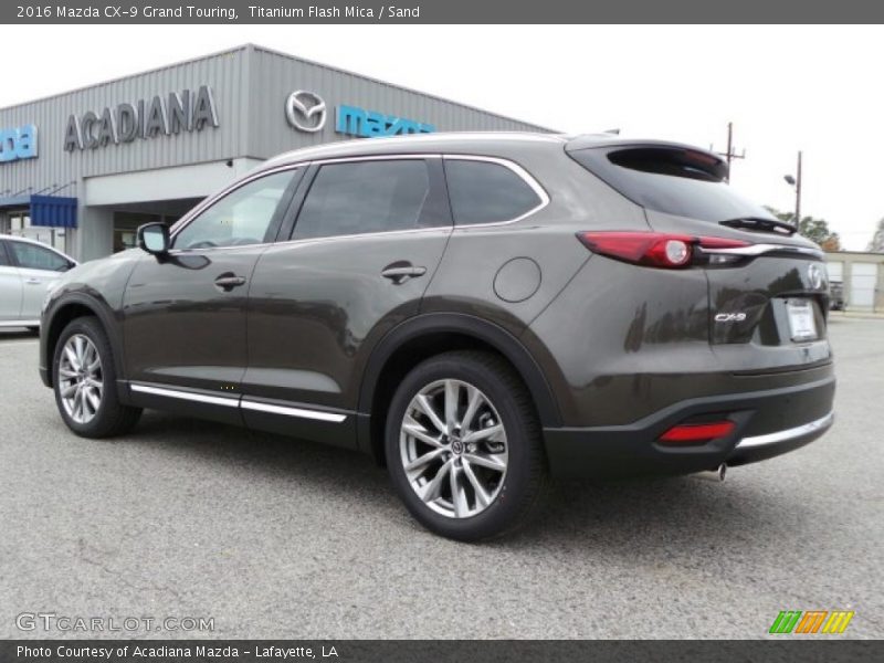 Titanium Flash Mica / Sand 2016 Mazda CX-9 Grand Touring