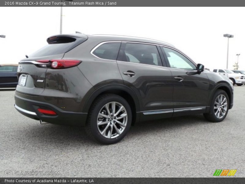 Titanium Flash Mica / Sand 2016 Mazda CX-9 Grand Touring