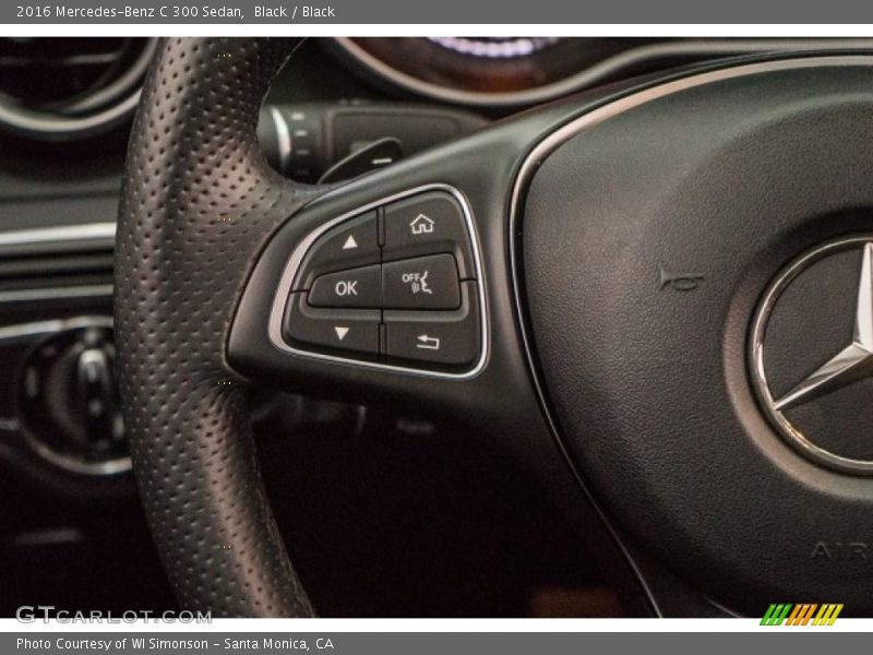 Black / Black 2016 Mercedes-Benz C 300 Sedan