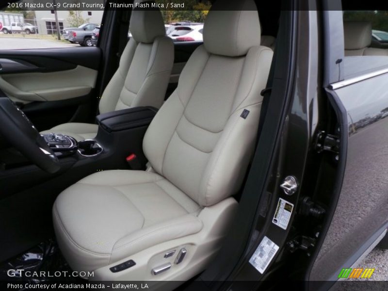 Titanium Flash Mica / Sand 2016 Mazda CX-9 Grand Touring