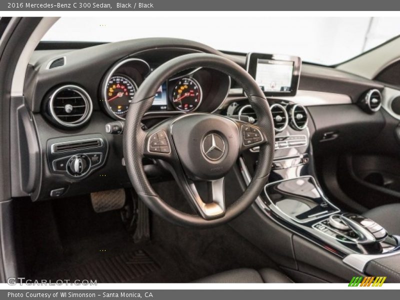 Black / Black 2016 Mercedes-Benz C 300 Sedan