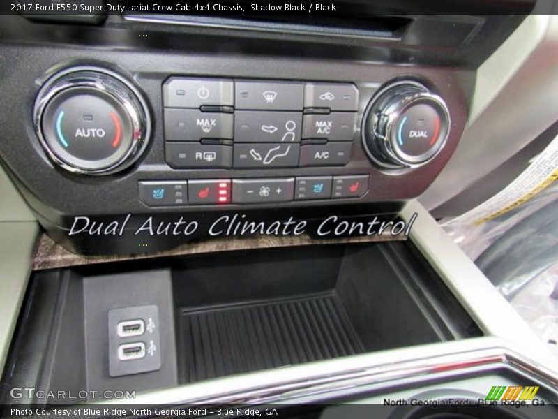 Shadow Black / Black 2017 Ford F550 Super Duty Lariat Crew Cab 4x4 Chassis