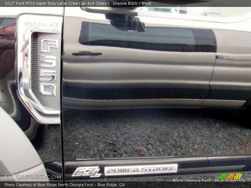 Shadow Black / Black 2017 Ford F550 Super Duty Lariat Crew Cab 4x4 Chassis