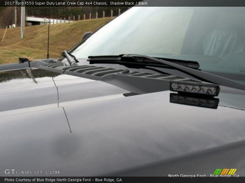 Shadow Black / Black 2017 Ford F550 Super Duty Lariat Crew Cab 4x4 Chassis