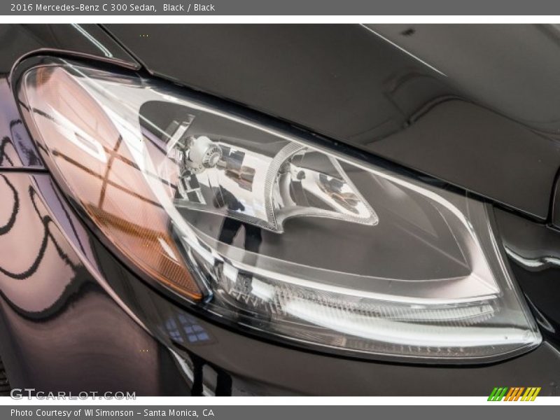 Black / Black 2016 Mercedes-Benz C 300 Sedan