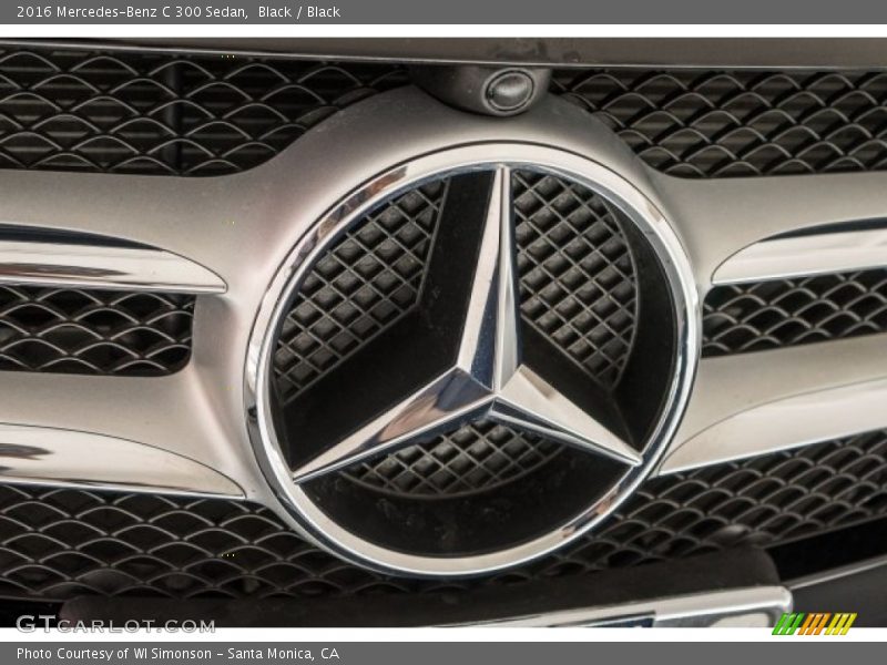 Black / Black 2016 Mercedes-Benz C 300 Sedan