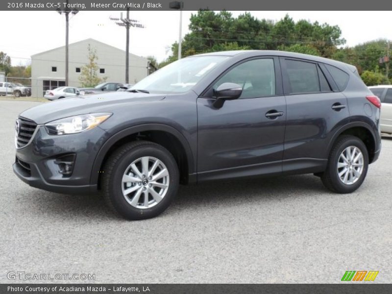 Meteor Gray Mica / Black 2016 Mazda CX-5 Touring