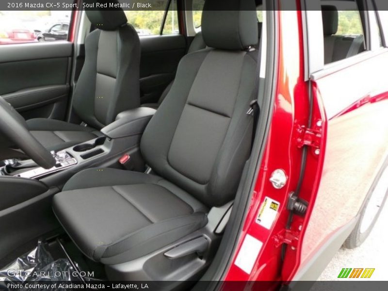 Soul Red Metallic / Black 2016 Mazda CX-5 Sport