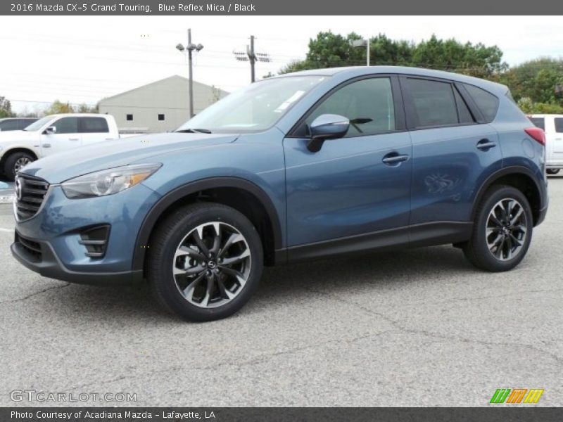 Blue Reflex Mica / Black 2016 Mazda CX-5 Grand Touring
