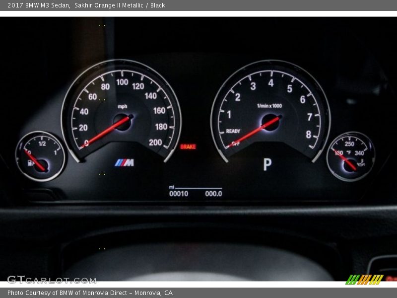  2017 M3 Sedan Sedan Gauges