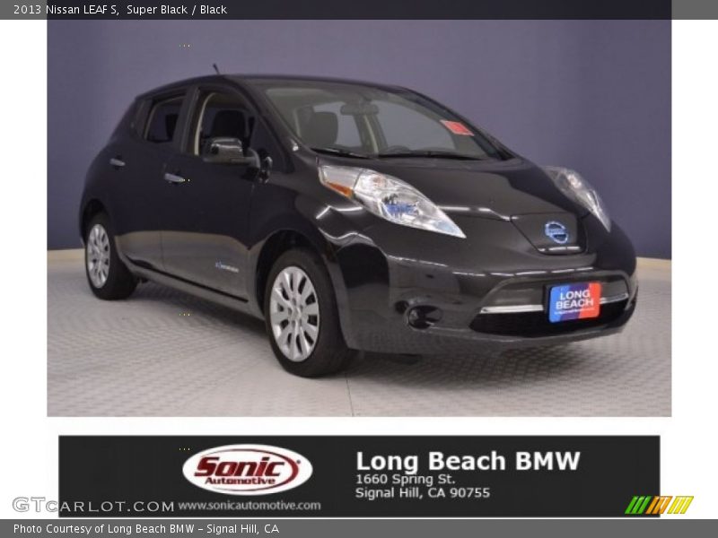 Super Black / Black 2013 Nissan LEAF S