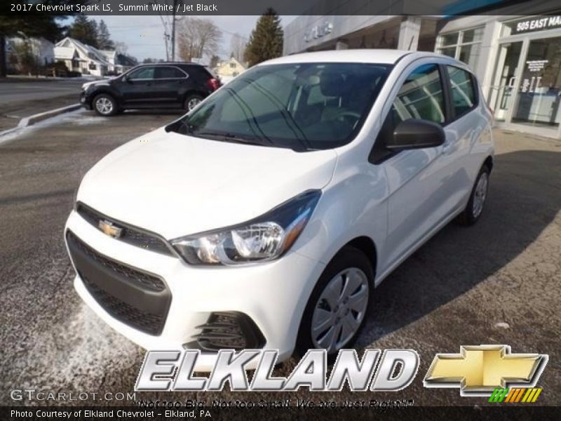 Summit White / Jet Black 2017 Chevrolet Spark LS