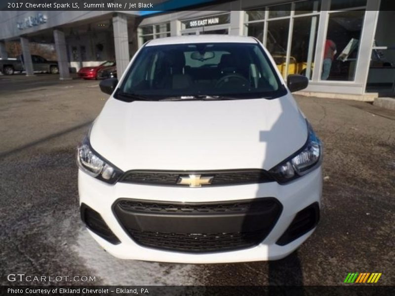 Summit White / Jet Black 2017 Chevrolet Spark LS
