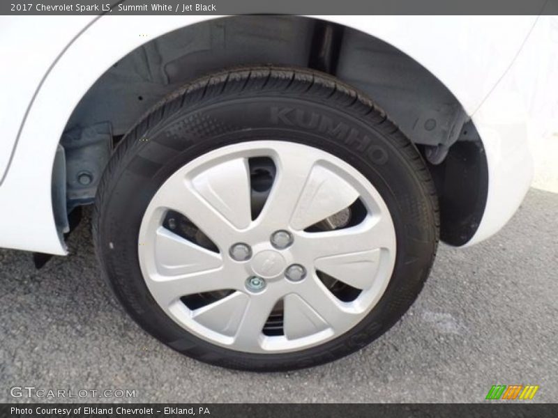 Summit White / Jet Black 2017 Chevrolet Spark LS