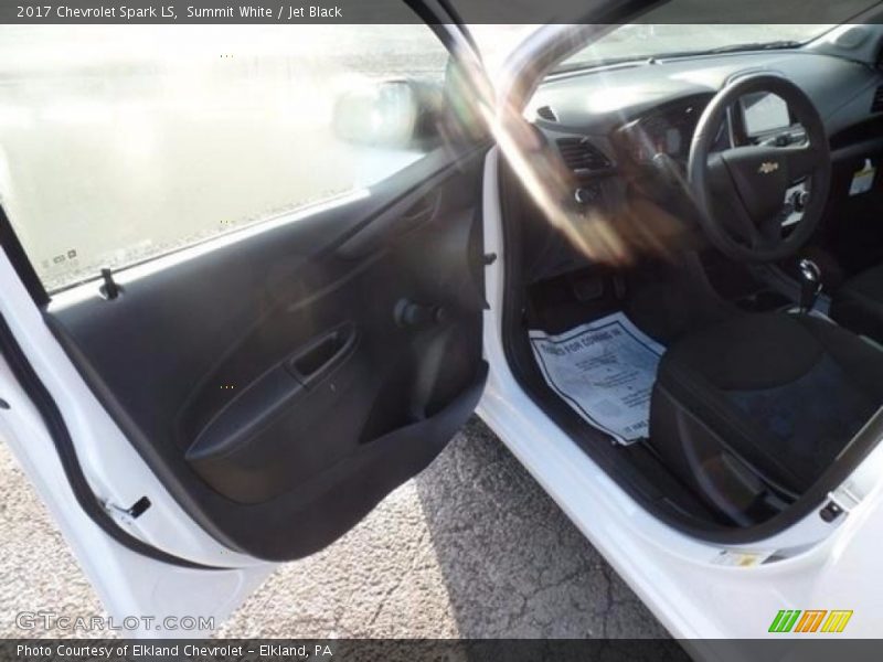 Summit White / Jet Black 2017 Chevrolet Spark LS