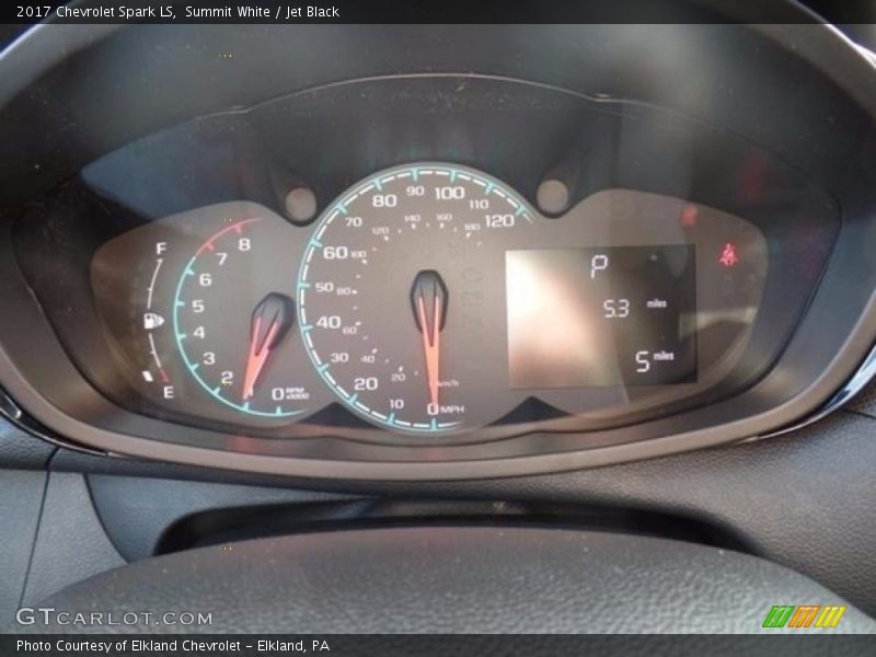 Summit White / Jet Black 2017 Chevrolet Spark LS