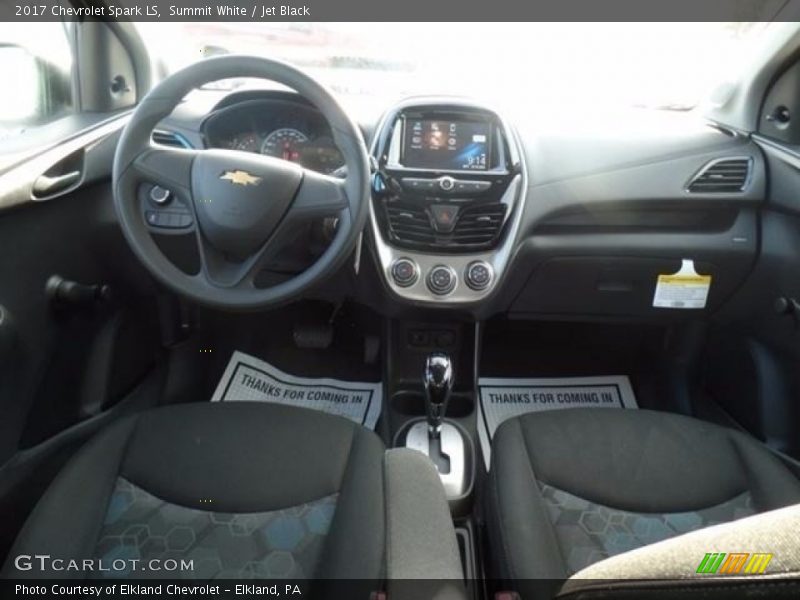 Summit White / Jet Black 2017 Chevrolet Spark LS