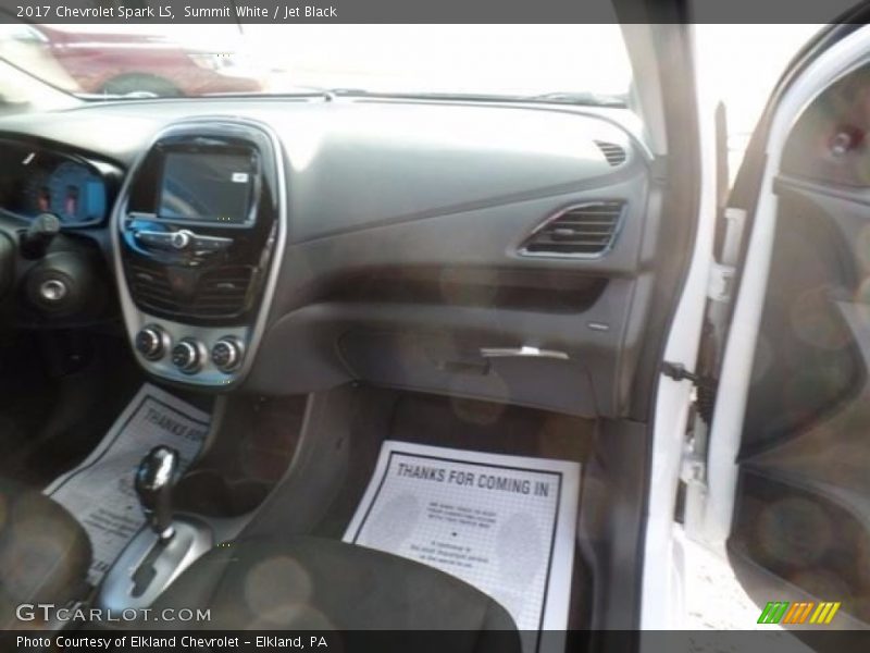 Summit White / Jet Black 2017 Chevrolet Spark LS