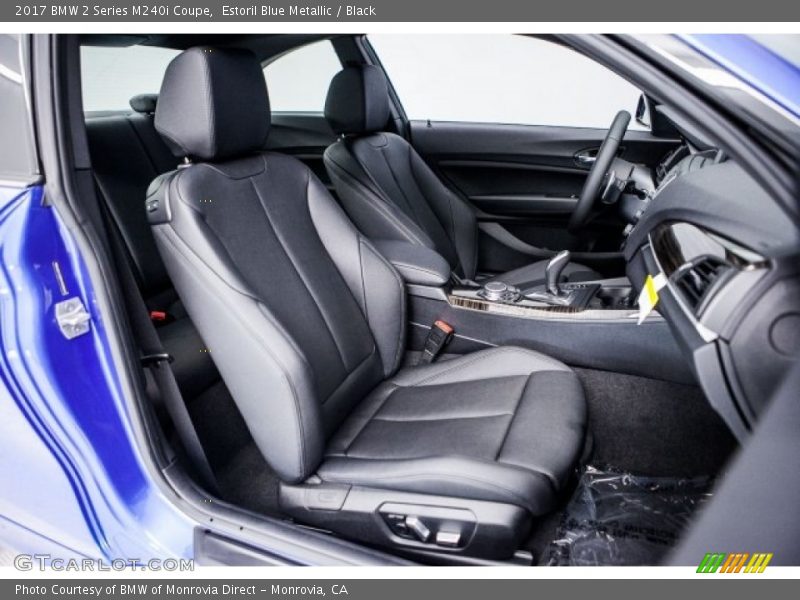 Estoril Blue Metallic / Black 2017 BMW 2 Series M240i Coupe