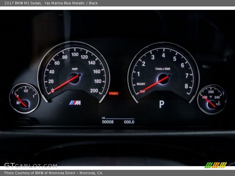  2017 M3 Sedan Sedan Gauges