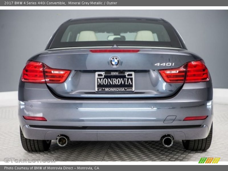 Mineral Grey Metallic / Oyster 2017 BMW 4 Series 440i Convertible