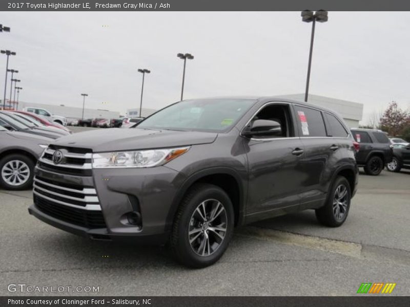  2017 Highlander LE Predawn Gray Mica
